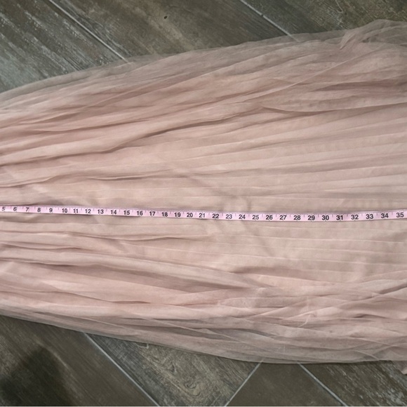 LC Lauren Conrad Tan Pleated Maxi Skirt Resort Wear - Picture 8 of 10